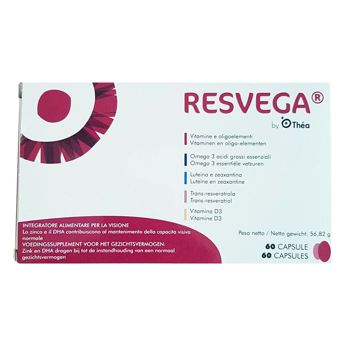 Resvega Integratore Vista 60 Capsule