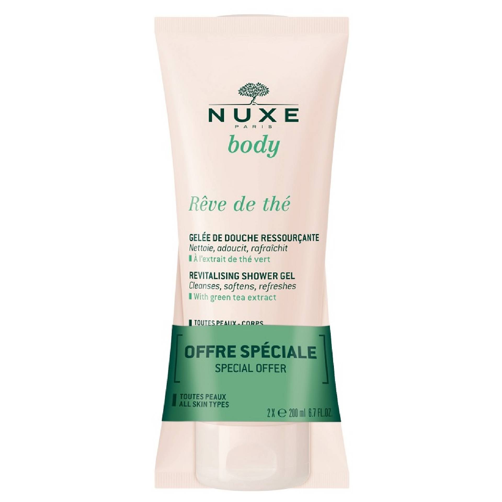 Nuxe Doccia gel Rigenerante Reve De The 2x200ml