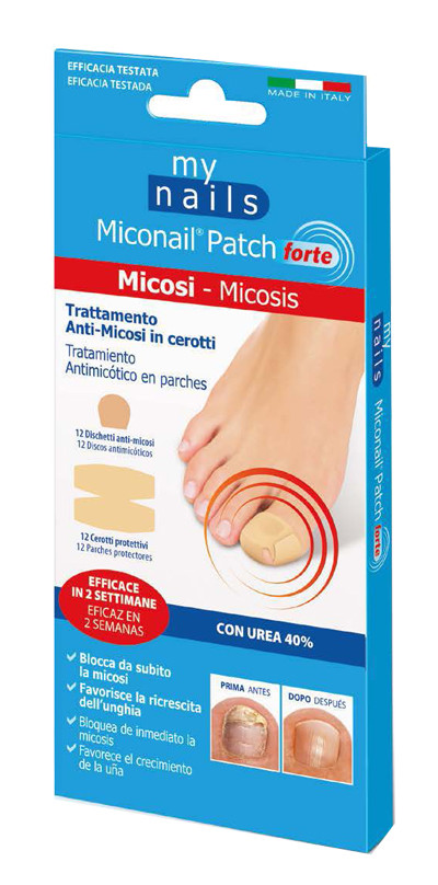 Mynails Miconail Patch Forte Cerotti Antimicosi 12 Dischetti + 12 Cerotti Protettivi