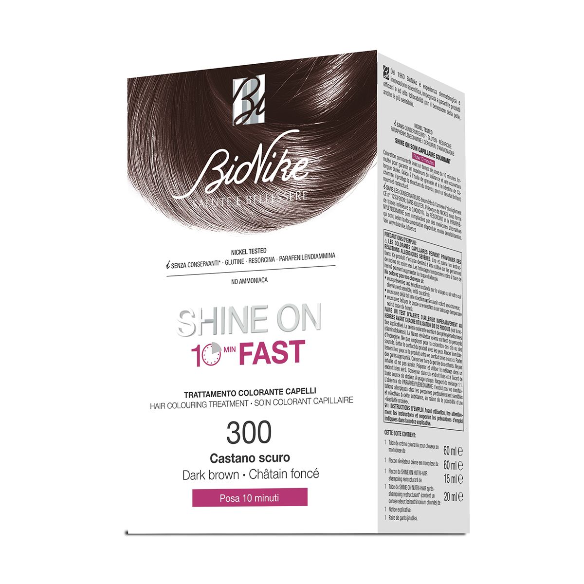 Bionike Shine On Tinta Per Capelli Fast Castano Scuro 300