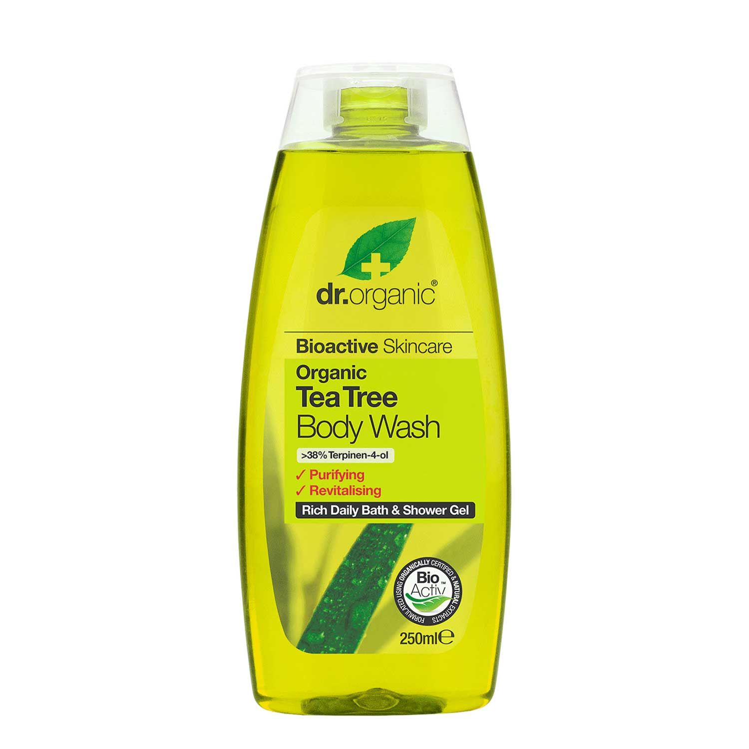 Dr.organic Bagno Doccia Tea Tree 250ml