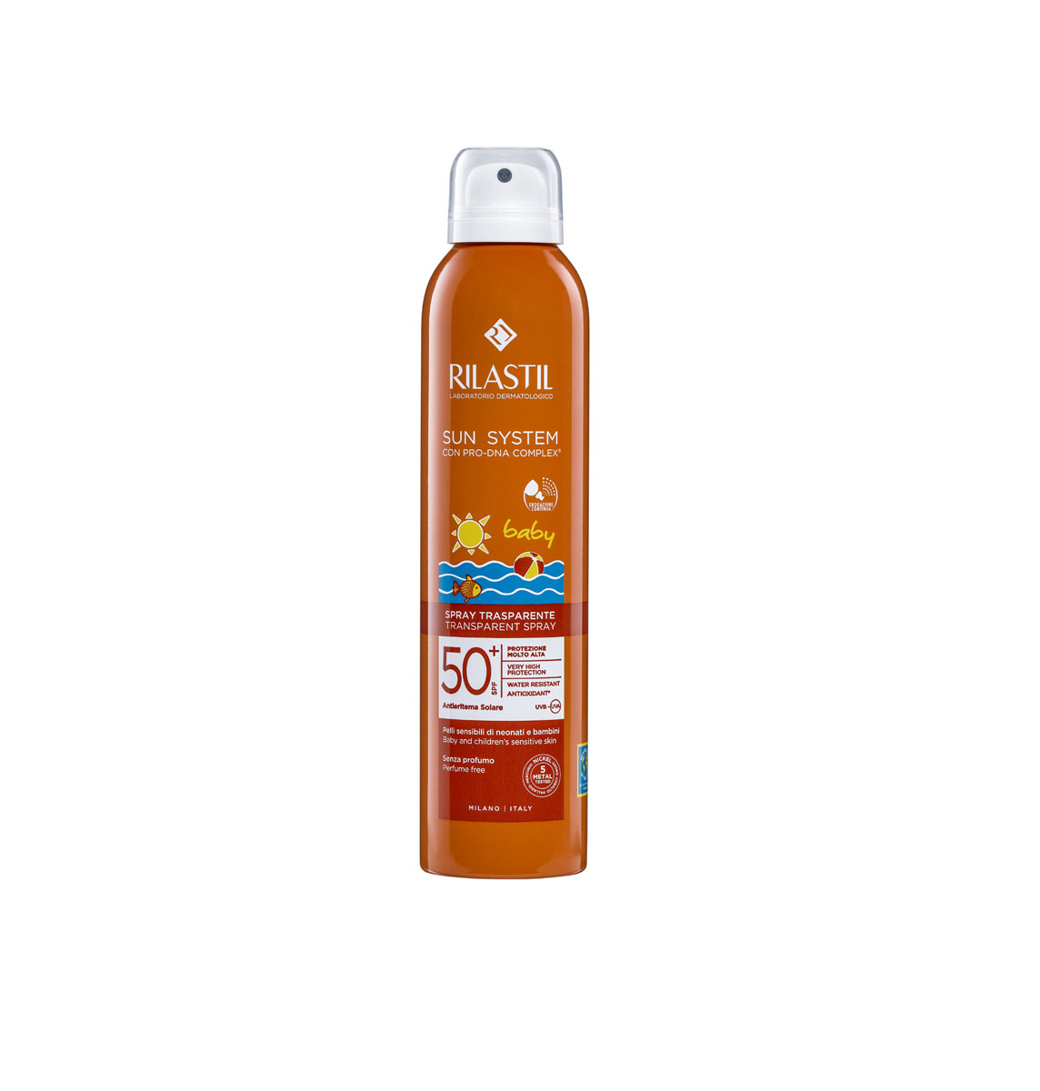 Rilastil Sun System Baby Trasparent Spray SPF 50+ 200ml