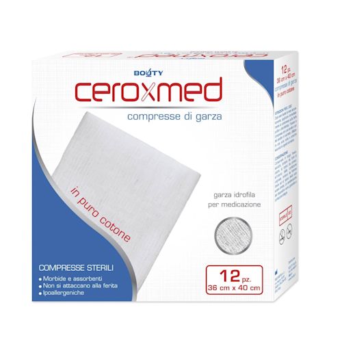 image - 902832068 - Ceroxmed Garza Idrofila Cotone 36 x 40cm 12 pezzi - 4707283_2.jpg