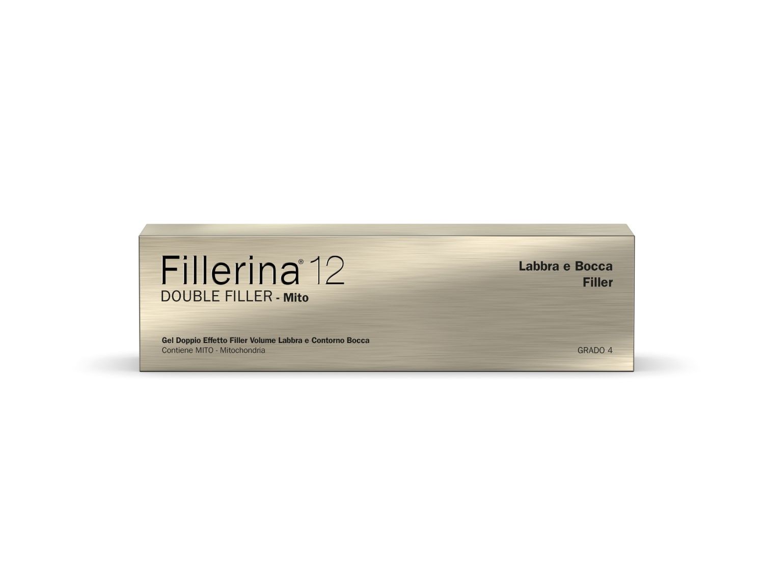 Fillerina 12 Double Filler Mito Labbra E Bocca Gel Base Grado 4 Dispenser Lip Massage Tip 7ml