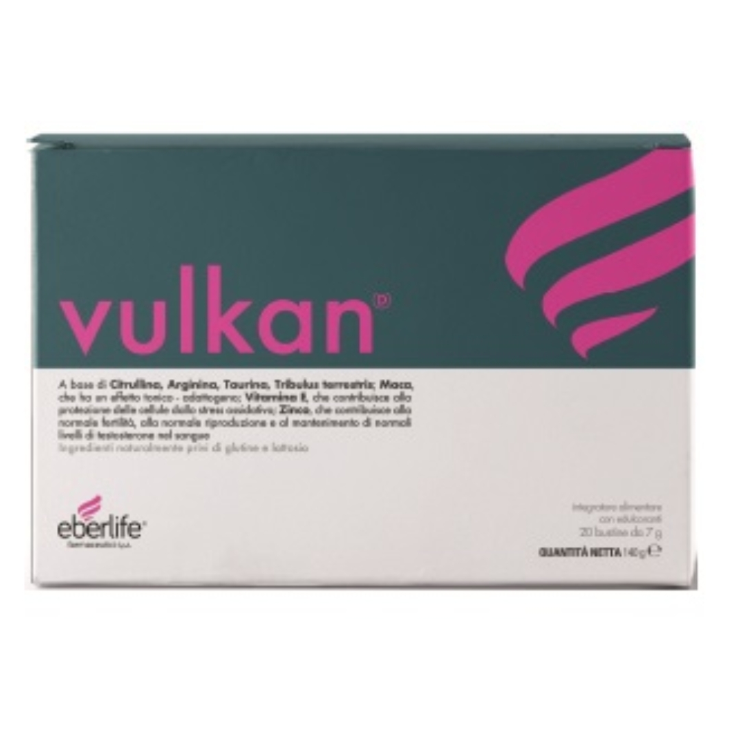 Vulkan Eber Integratore Fertilità E Vitalità Uomo 20 Bustine