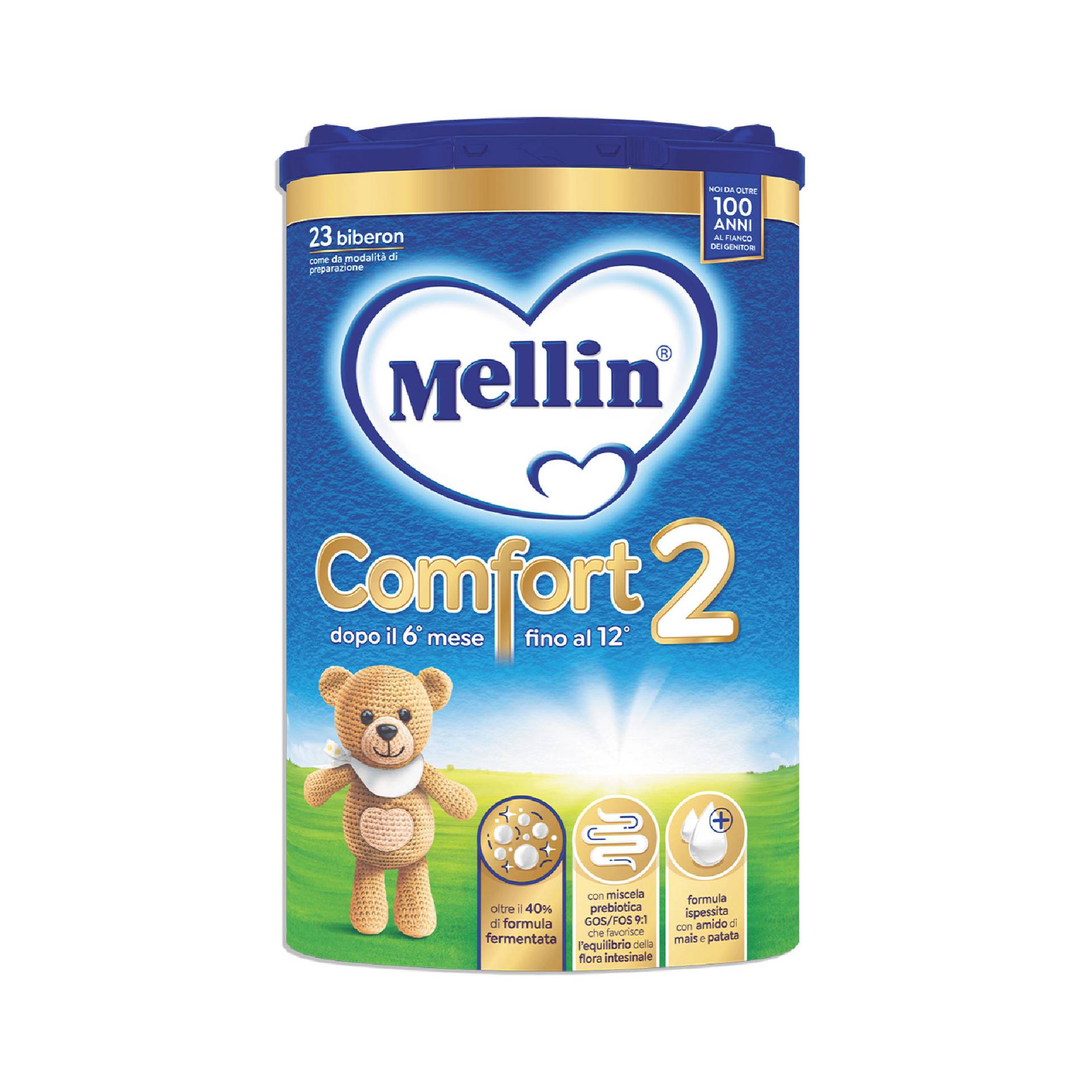 Mellin Comfort 2 Dai 6 Ai 12 Mesi 800g