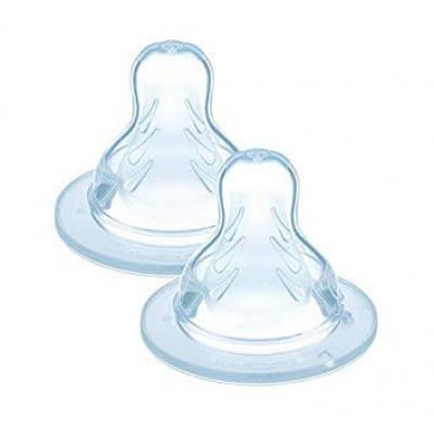 BIBS Tettarelle Anti-Colica Per Biberon - Confezione Da 2 Pezzi In Silicone, Flusso Medio - Foto 8