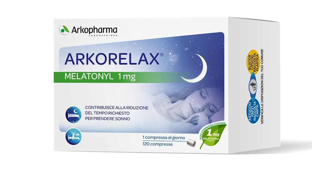 985833387 - Arkopharma Arkorelax Melatonyl 1mg Integratore Melatonina 120 compresse - 4742573_2.jpg