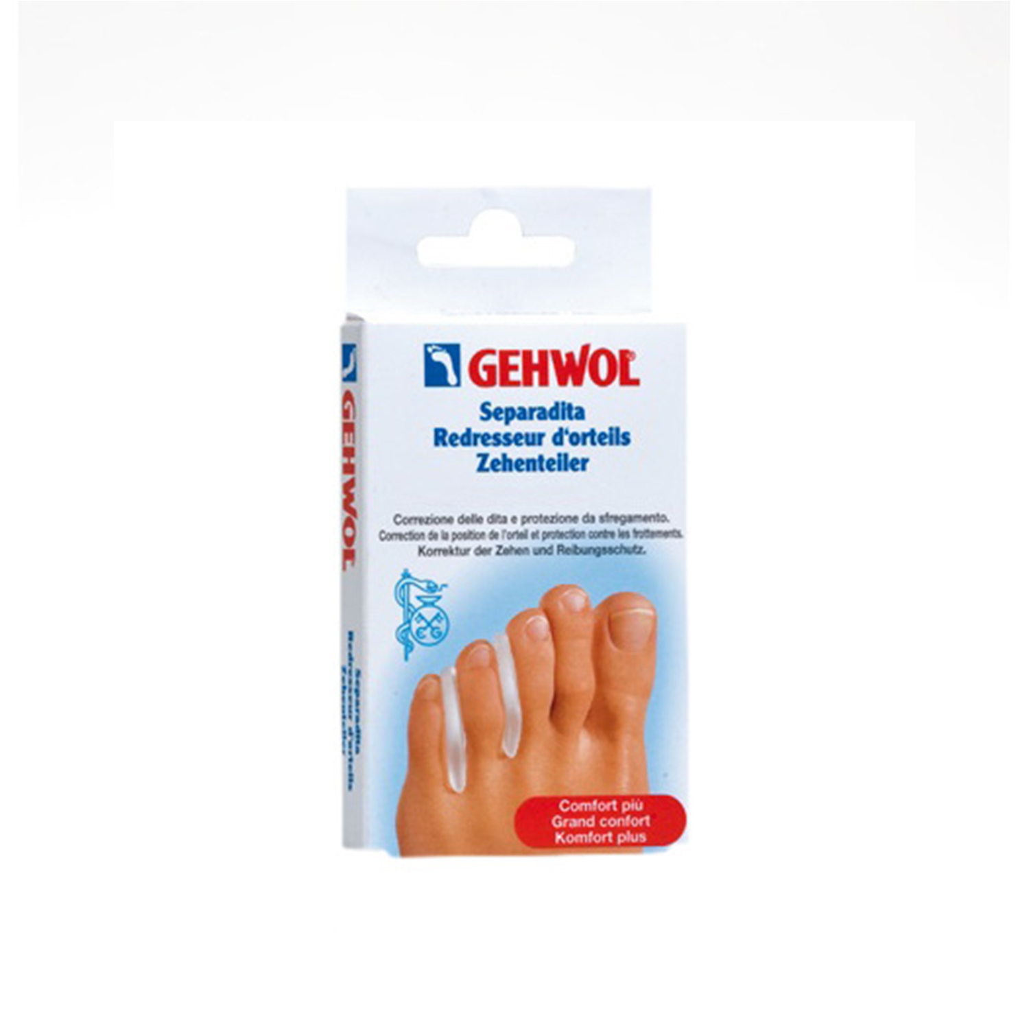 image - 938225051 - Separadita in gel polimerico ad alta elasticit&agrave; che protegge da sfregamenti e irritazioni tra le dita dei piedi, ideale per chi soffre di calli. - 4763452_2.jpg