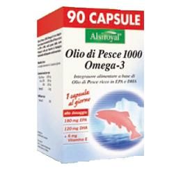 Olio Pesce 1000 Omega 3 Integratore Funzionalità Cardiovascolare 90 Capsule