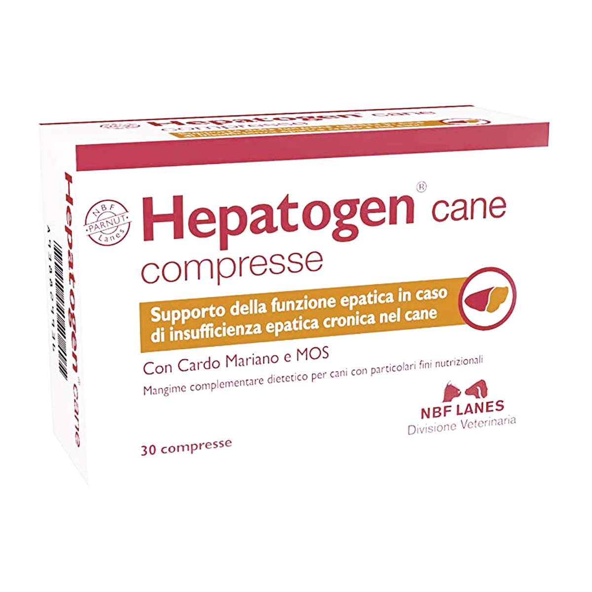 Hepatogen Cane Mangime Complementare Funzione Epatica 30 Compresse