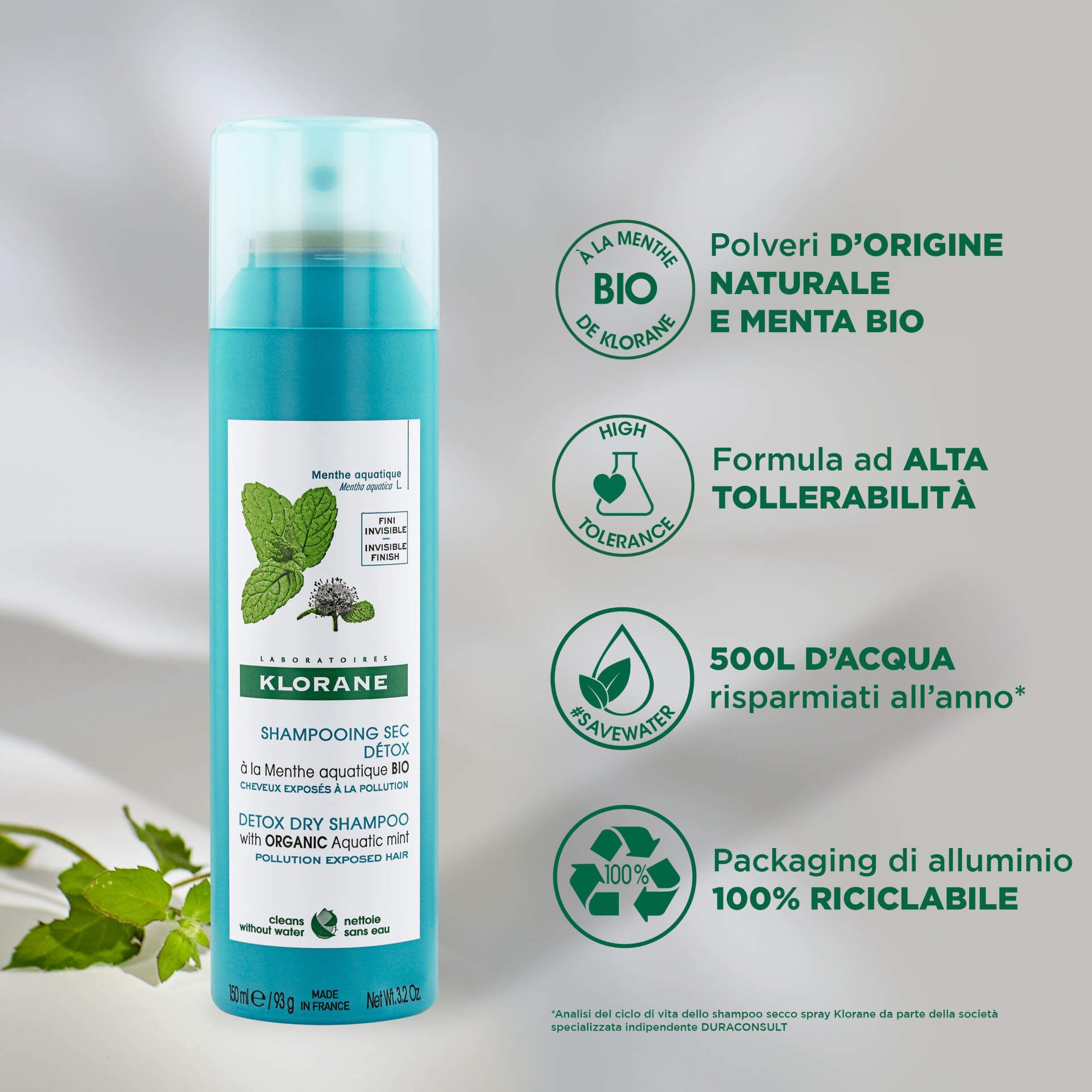 image - 981391004 - KLORANE SHAMPOO SECCO MENTA 150 ML - 4706485_8.jpg