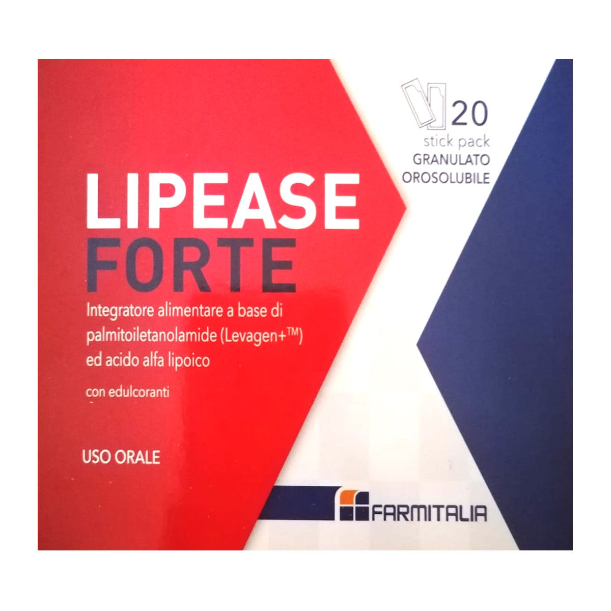 Lipease Forte 20 Stick Pack Granulati Orosolubili