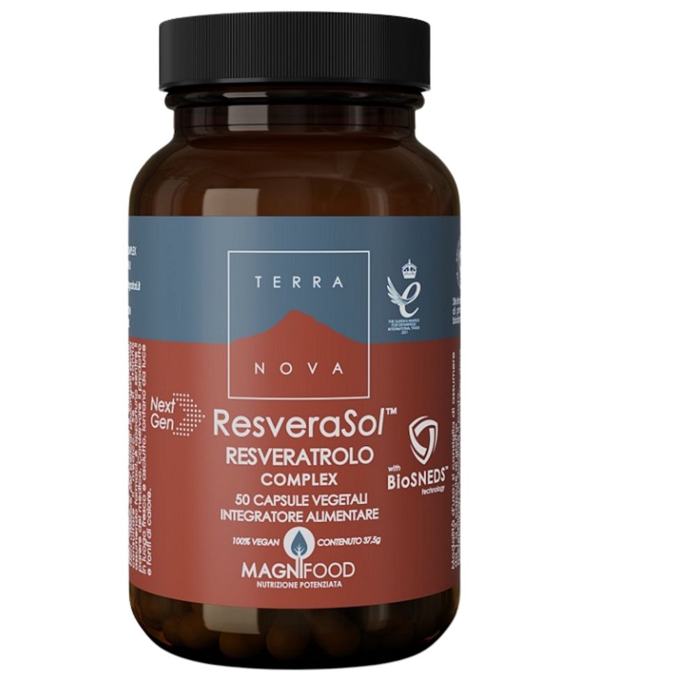 951060336 - TERRANOVA RESVERASOL RESVERATROLO COMPLEX BIOSNEDS 50 CAPSULE VEGETALI DA 0,75 G - 4842998_1.jpg