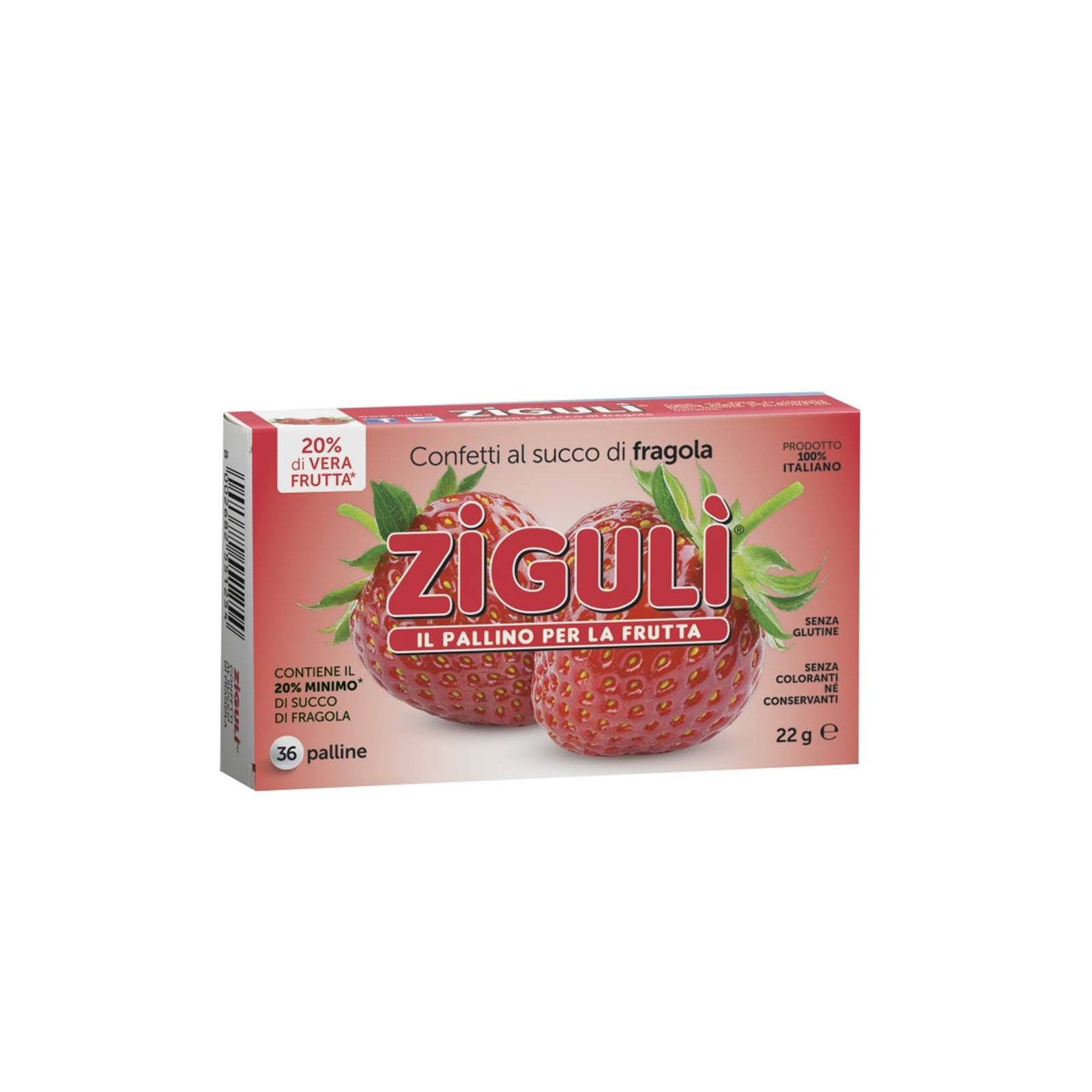 Zigulì Confetti Gusto Gusto fragola 36 Pezzi