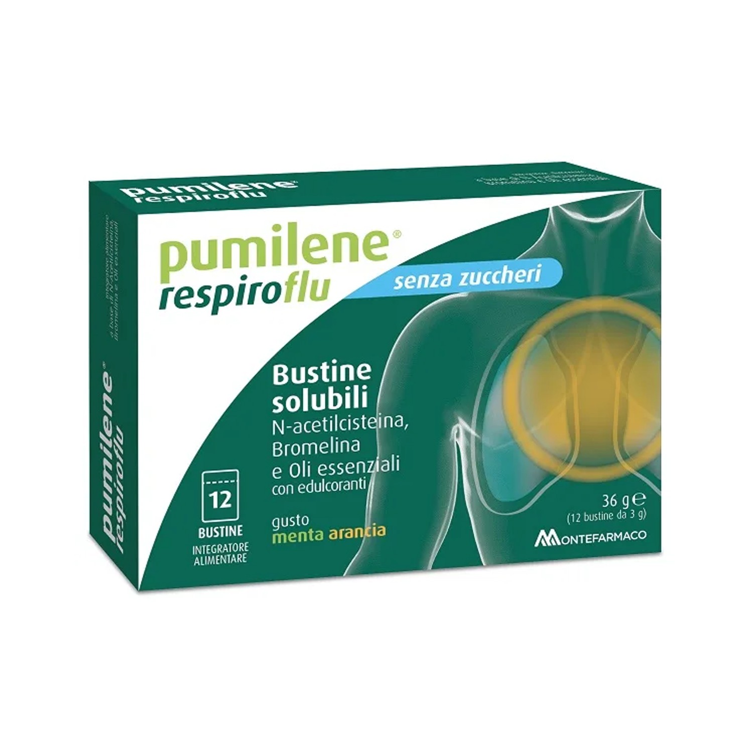 image - 988673036 - Integratore alimentare in bustine gusto menta arancia, utile per il benessere delle vie respiratorie. - 4866626_2.jpg