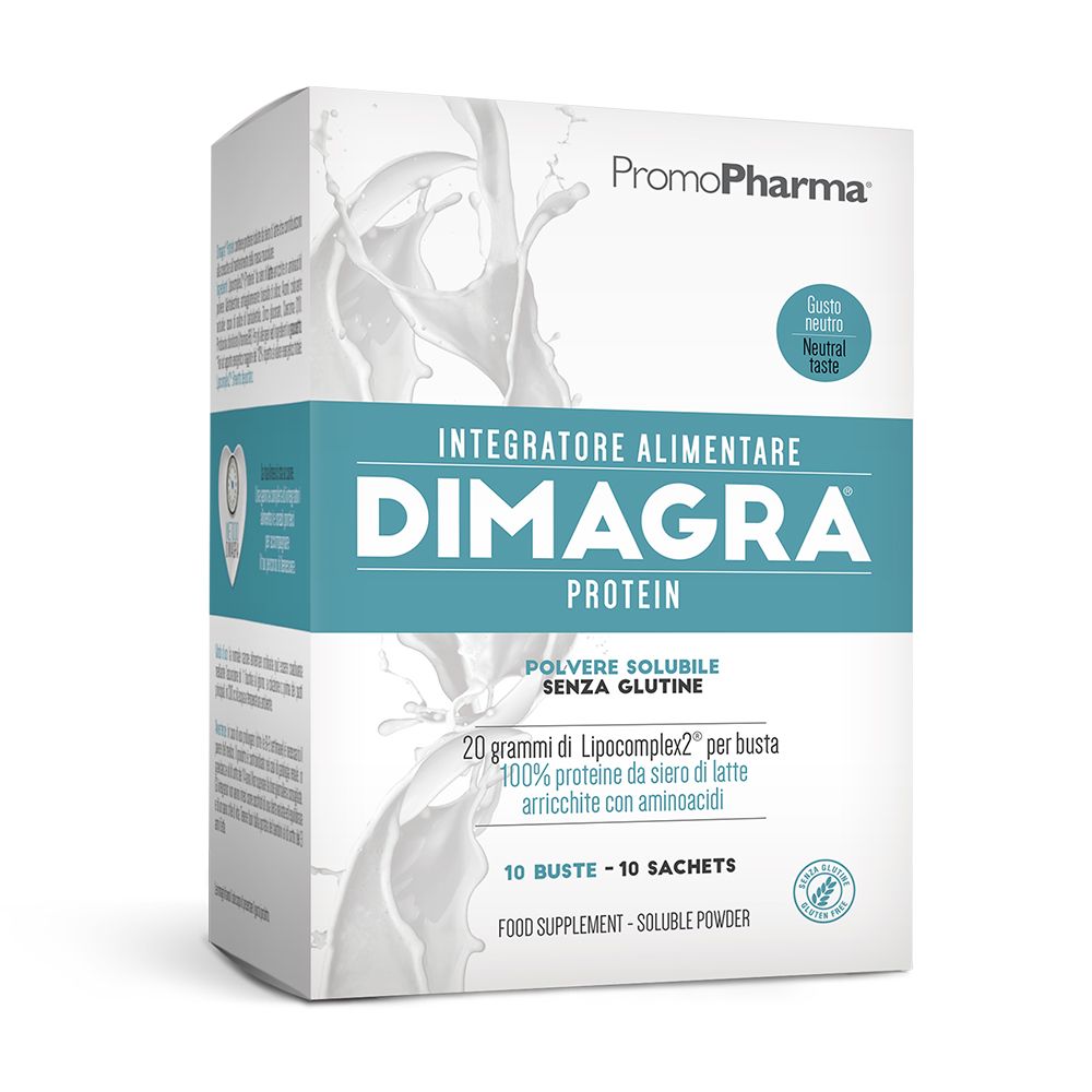 Dimagra Protein 10 Buste Gusto Neutro