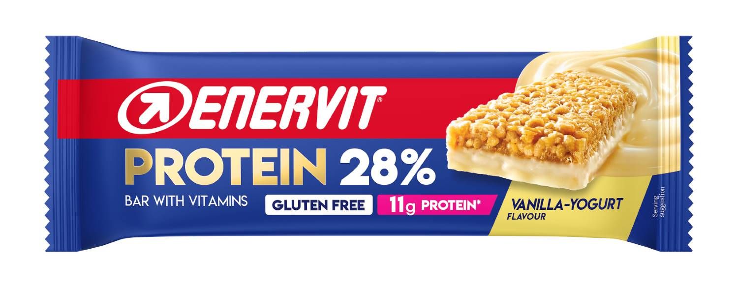 Enervit Sport Bar 28% Barretta energetica Gusto Vaniglia E Yogurt 40g