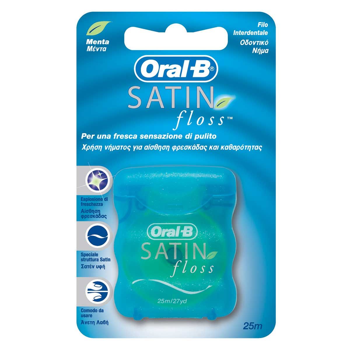 Oral-b Filo Interdentale Alla Menta Satin Floss 25m