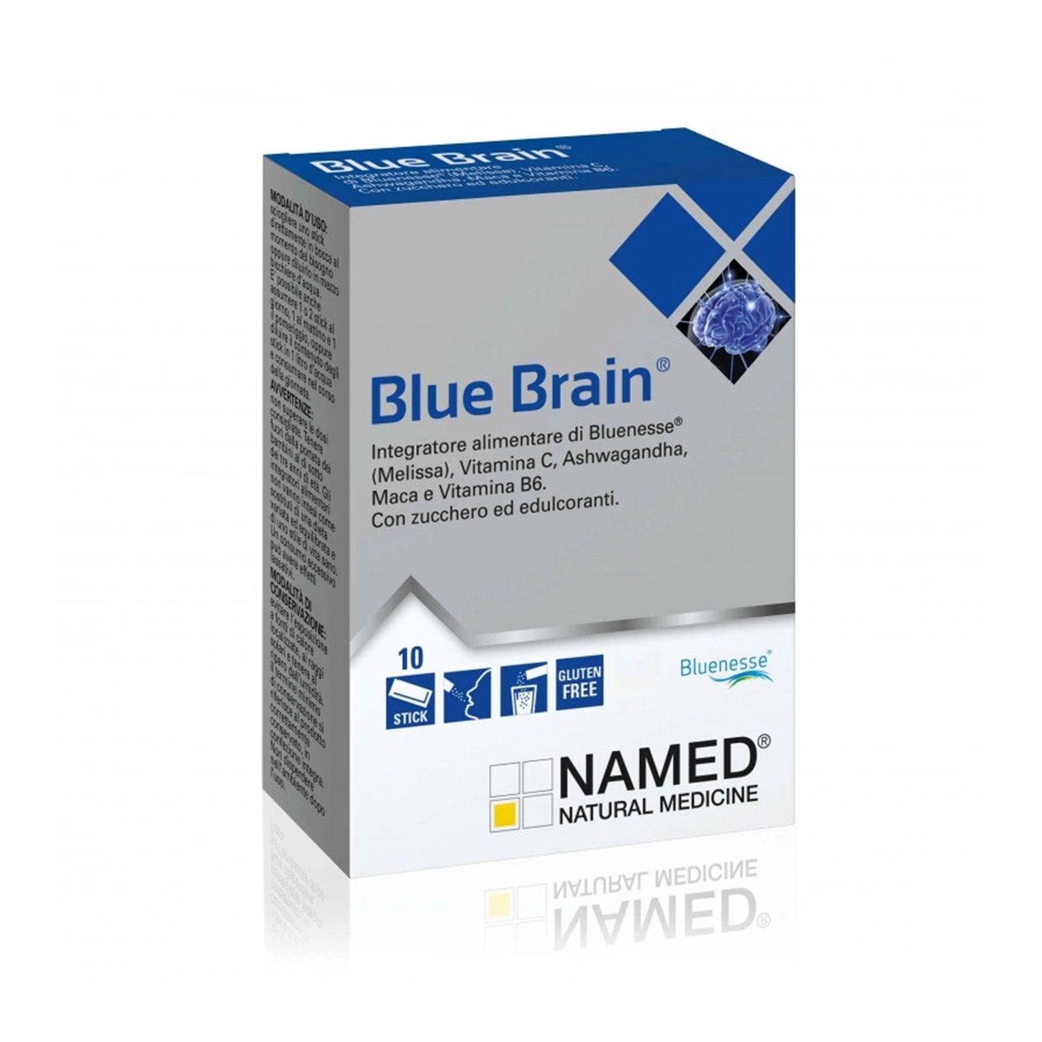 Bluebrain Integratore Benessere Mentale 10 Bustine