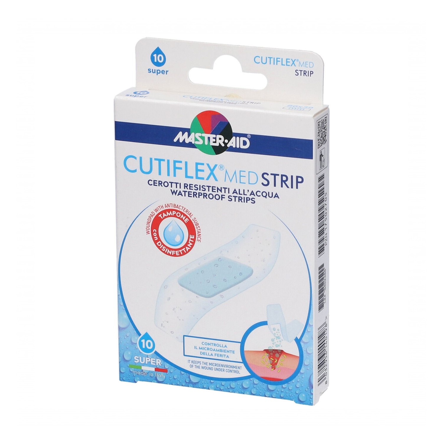 image - 900470891 - Cerotti strip trasparenti impermeabili con supporto in poliuretano, ideali per proteggere piccole ferite e abrasioni da acqua e agenti esterni. - 7831663_2.jpg