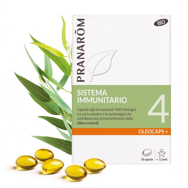 Pranarom Oleocaps 4 Integratore difese immunitarie 30 Capsule