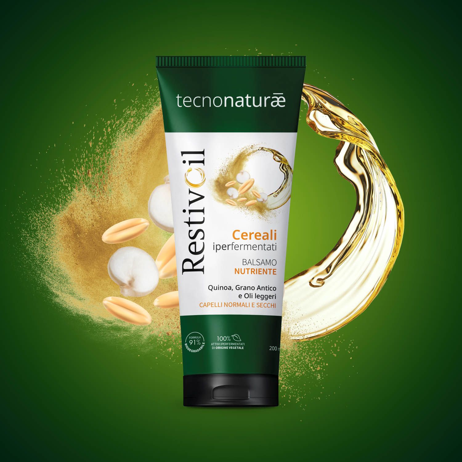 image - 984462818 - Restivoil Tecnonaturæ Balsamo Nutriente Capelli Normali e Secchi 250ml - 4709993_3.jpg