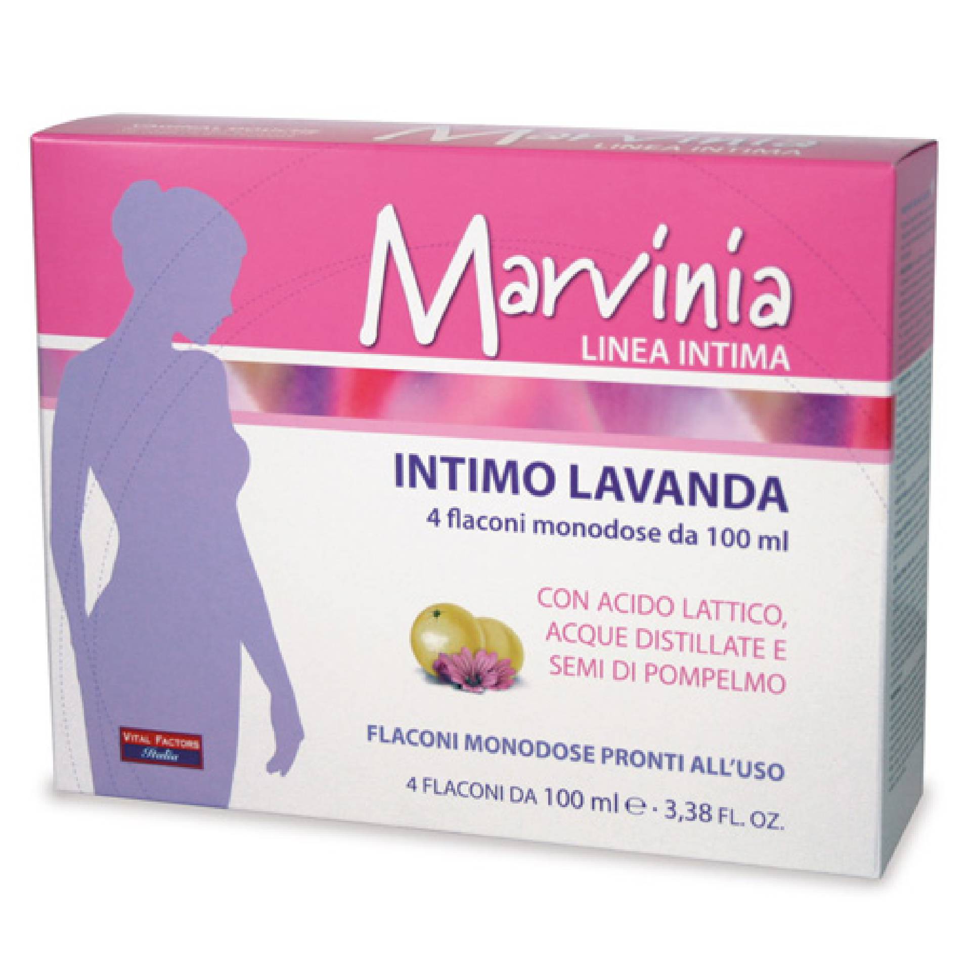 Marvinia Lavanda Vaginale Mono utilizzo 4 Flaconi