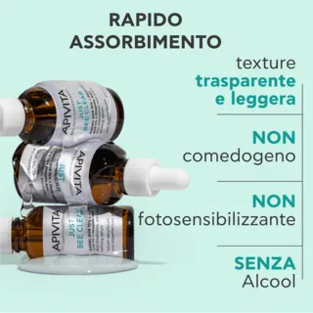 image - 951888460 - Siero perfezionatore Apivita Just Bee Clear, aiuta ad affinare la grana della pelle e ridurre macchie e imperfezioni. - 4864049_7.jpg