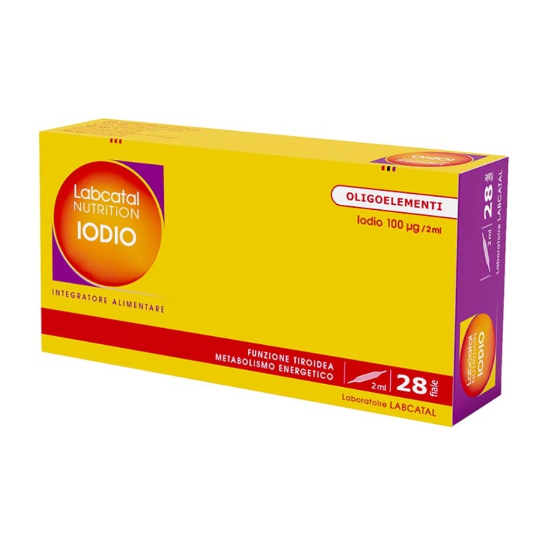 Labcatal Nutrition Iodio Integratore Per Tiroide E Metabolismo 28 Fiale