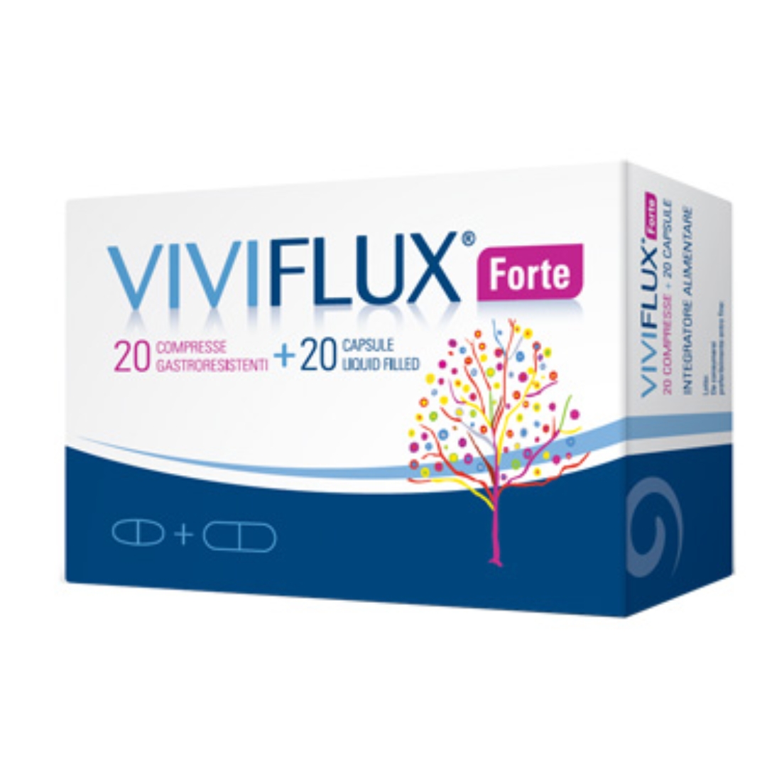 Viviflux Forte Integratore Funzione Psicologica 20 Compresse + 20 Capsule