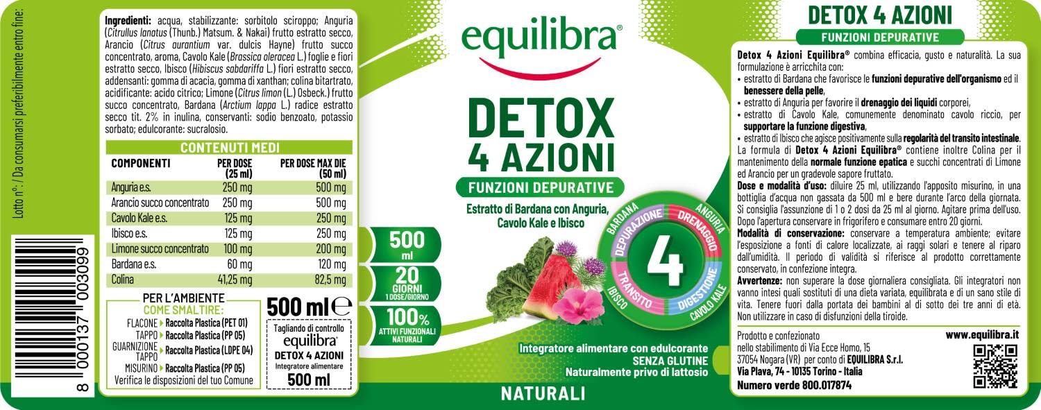 image - 975922244 - Equilibra Detox 4 Azioni Integratore depurativo 500ml - 4732942_3.jpg