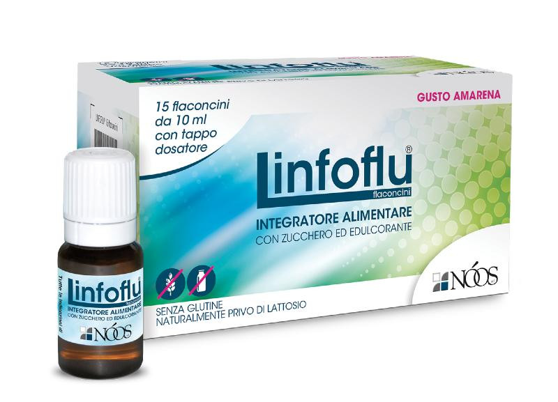 Linfoflu Integratore 15 Flaconcini 10ml