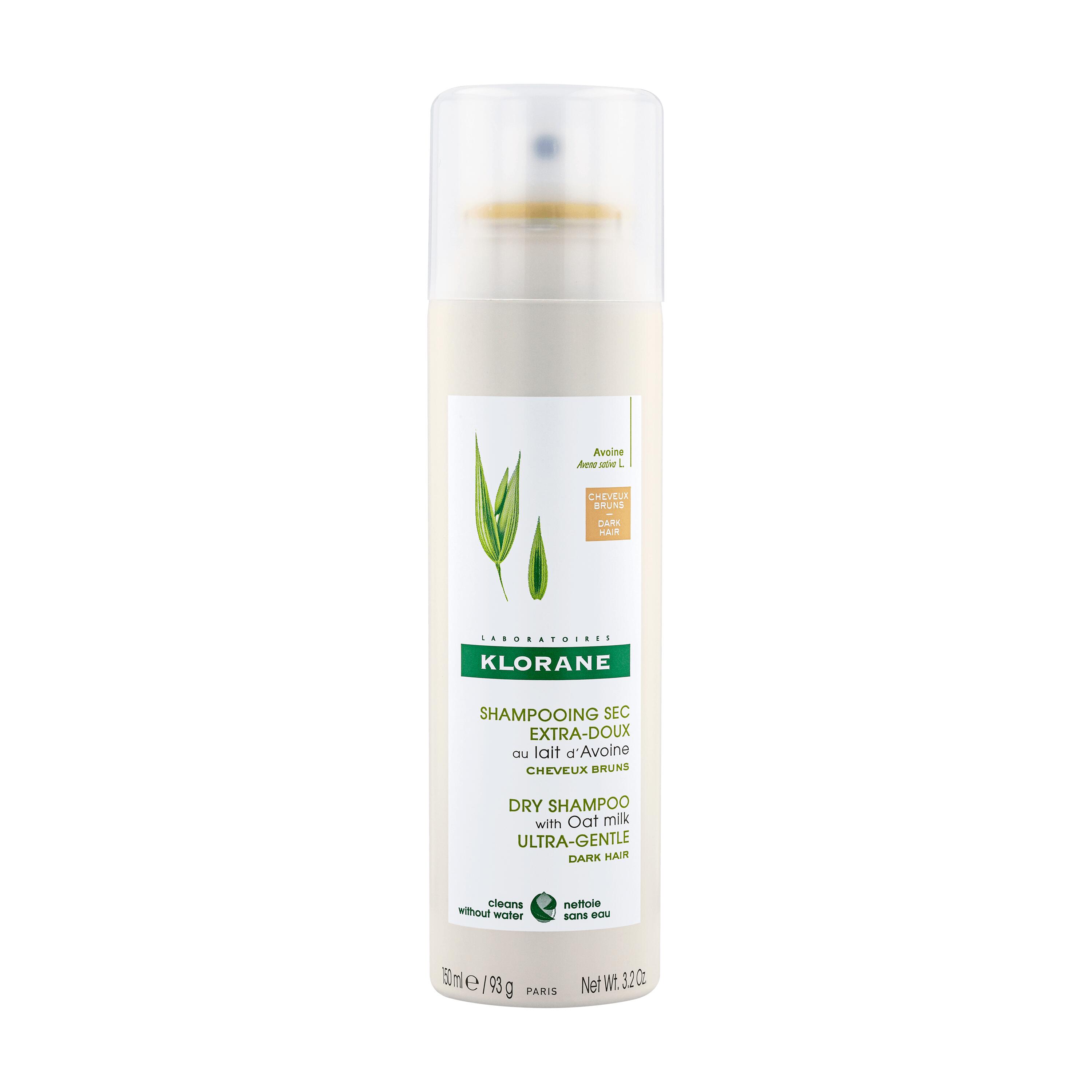 Klorane Shampoo Secco Al Latte D’avena Capelli Castani 150ml