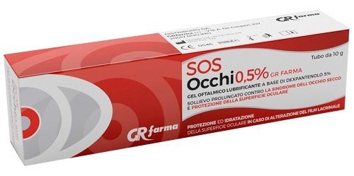 Gr Farma Gel Oftalmico Lubrificante Dexpantenolo 5% Sos Occhi 0,5% 10g