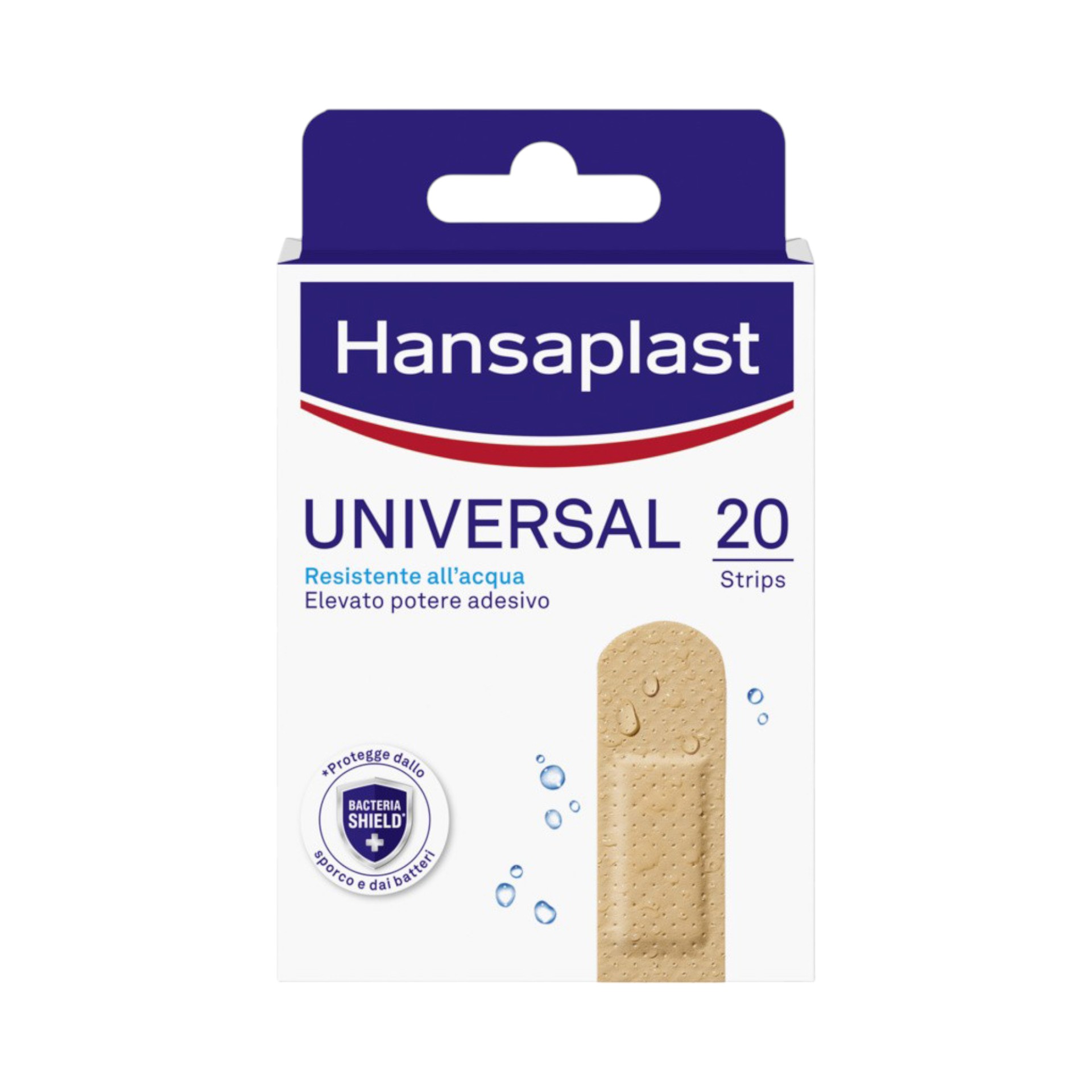 Hansaplast Cerotti Universal Impermeabili E Traspiranti 20 Pezzi Da 19x72 Mm