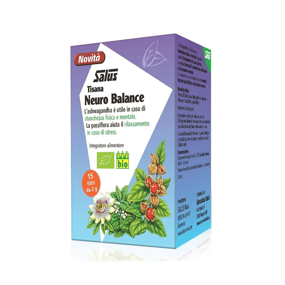 Neuro Balance Tisana Integratore Sistema Nervoso 15 Filtri