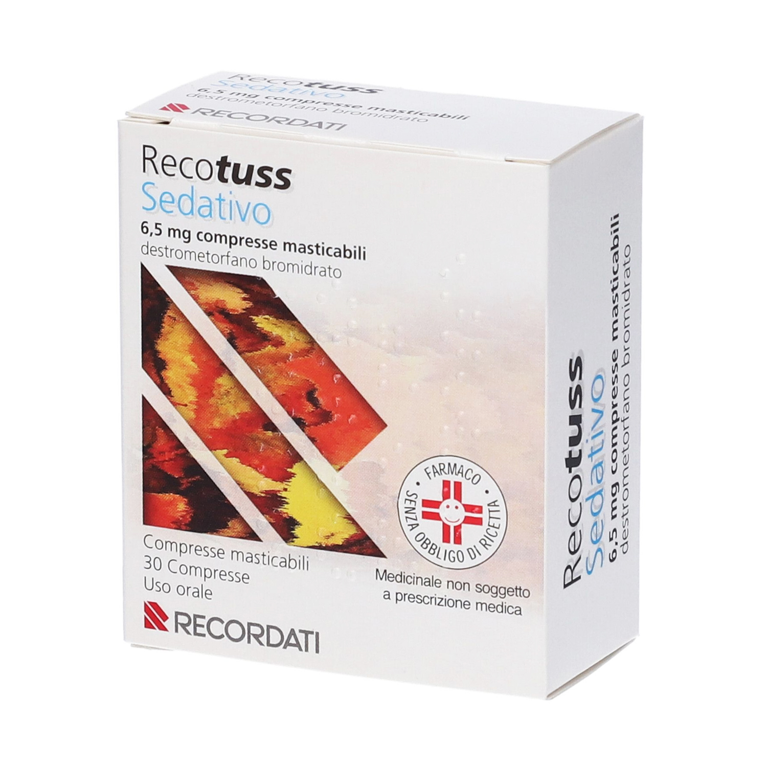 image - 025273083 - Recotuss Sedativo 30 compresse masticabili da 6,5mg, indicato per il trattamento sintomatico della tosse secca e persistente. - 7875863_2.jpg