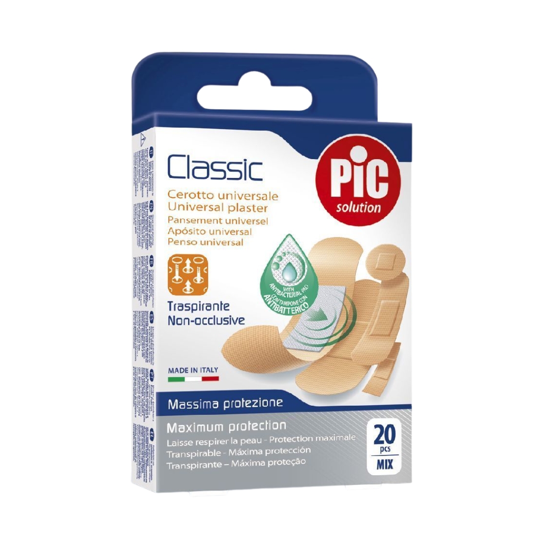 Pic Classic Cerotto Mix Antibatterico Per Tutta La Famiglia 40 Pezzi