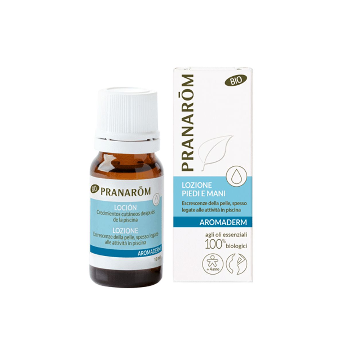 Pranarom Aromaderm Bio Lozione Piedi Mani 10ml