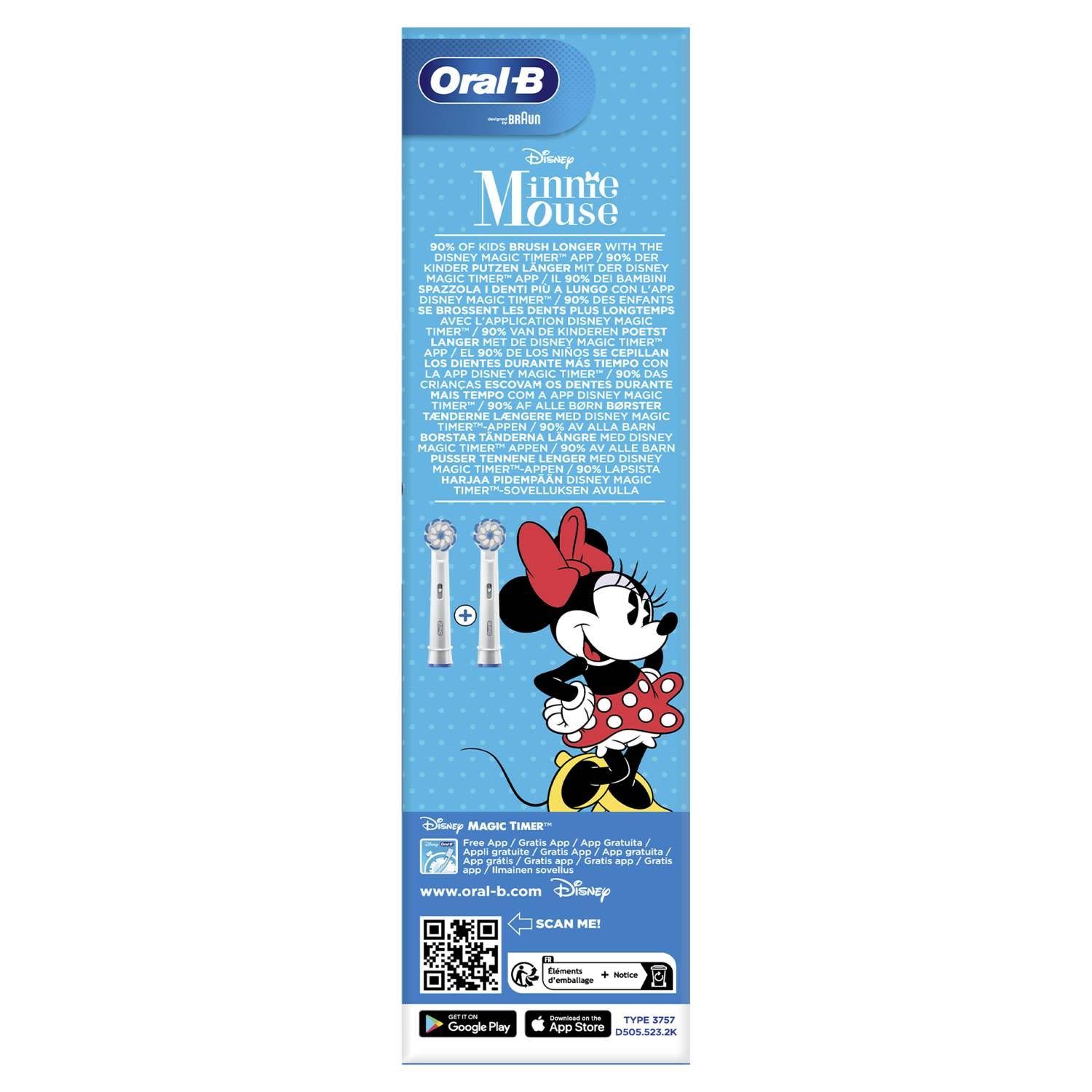 image - 984796173 - Oral-B Pro 3 Junior Minnie Mouse Spazzolino Elettrico - 4741294_4.jpg