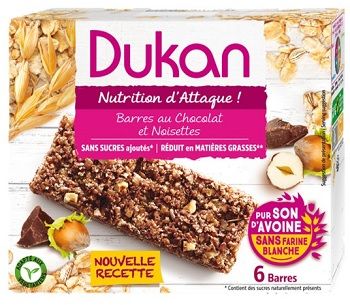 Dukan Barrette Cioccolato E Nocciola 150g