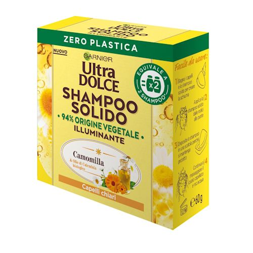 981289325 - Garnier Ultra dolce Shampoo Solido Camomilla Miele Illuminante capelli chiari 60gr - 4737363_1.jpg