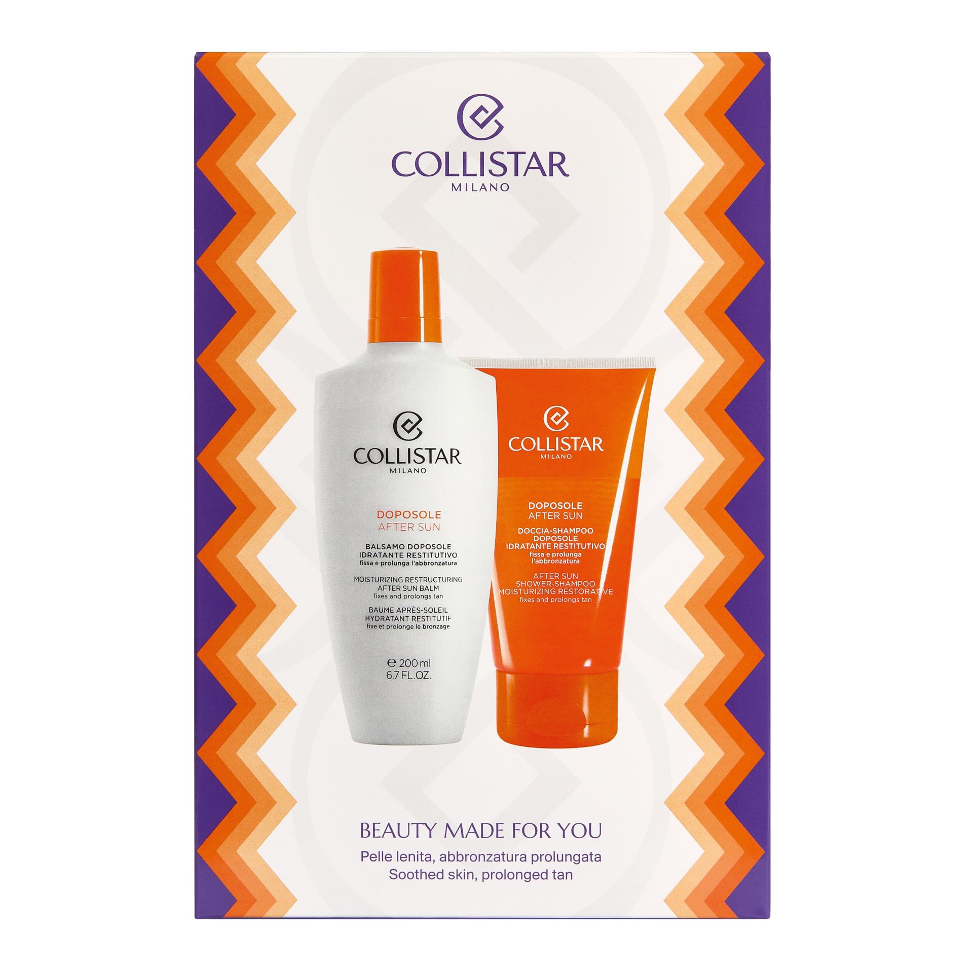 image - 952042745 - Set doposole completo che combina un balsamo idratante e restitutivo con un doccia-shampoo delicato, ideale per detergere e nutrire pelle e capelli dopo l’esposizione al sole. - 4867689_1.jpg