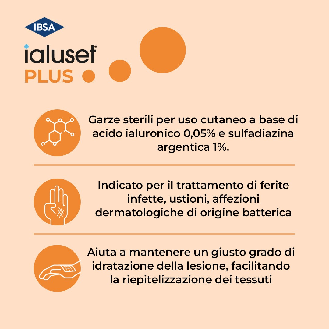 image - 931601102 - Garza sterile 10x10cm impregnata di acido ialuronico 0,05% e sulfadiazina argentica 1%, indicata per il trattamento di ferite infette e ustioni. - 7887053_8.jpg