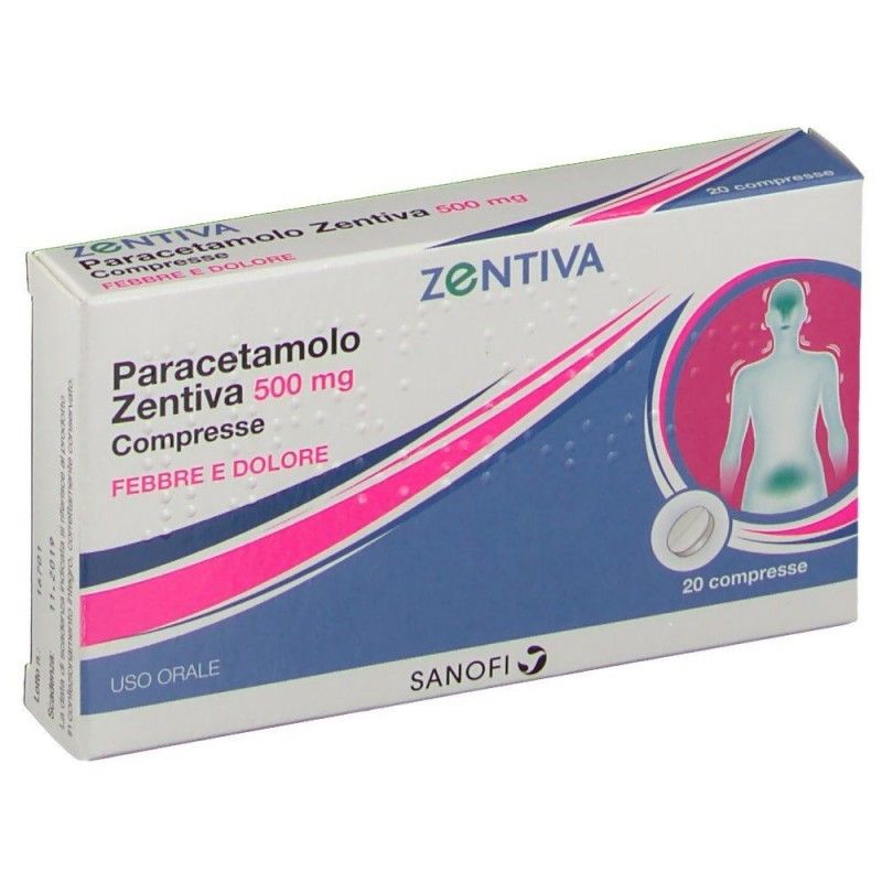 Zentiva Paracetamolo 500mg 20 Compresse