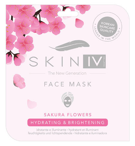 978507820 - SKIN IV MASCHERA VISO COREANA MONOUSO FIORI SAKURA IDRATANTE E ILLUMINANTE 25 ML - 4745784_1.jpg