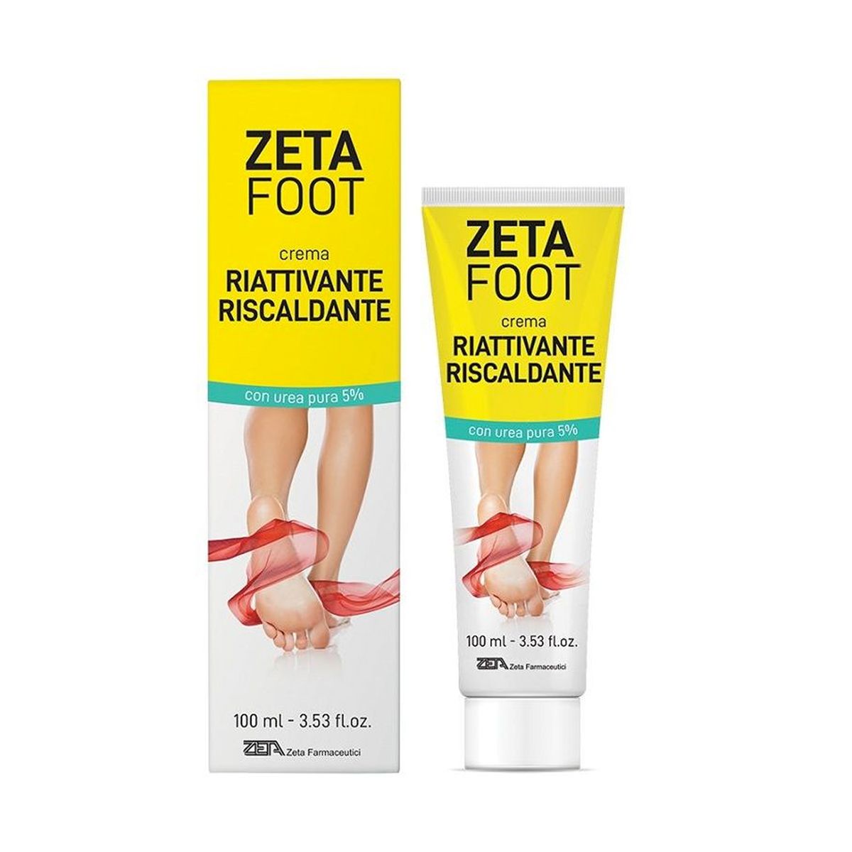 Zeta Foot Crema Riattiva Riscaldante Gambe Pesanti 100ml