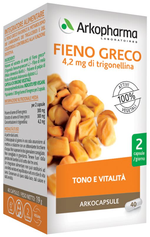984794697 - Arkopharma Fieno Greco Integratore tono e vitalità 40 arkocapsule - 4741289_2.jpg