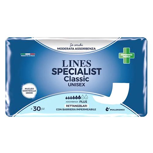 974059584 - PANNOLONE LINES SPECIALIST CLASSIC RETTANGOLARE CON BARRIERA 30 PEZZI - 4731070_1.jpg